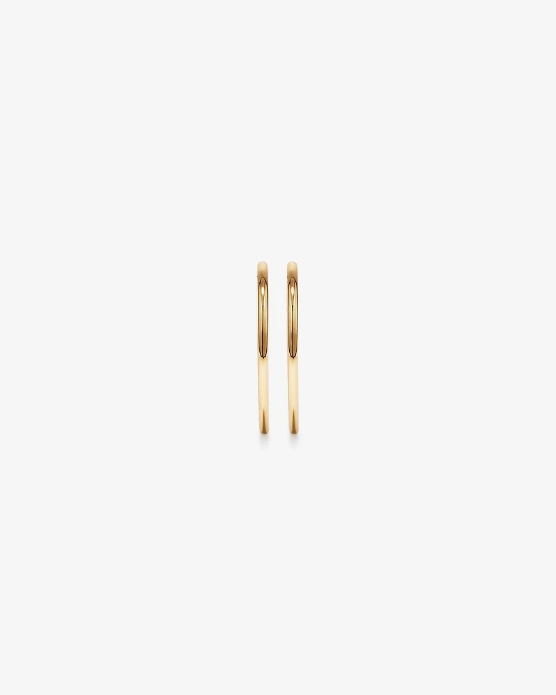 16mm Sleepers in 10kt Yellow Gold