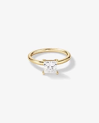1.25 Carat TW Princess Cut Laboratory-Grown Diamond Solitaire Engagement Ring In 14kt White Gold