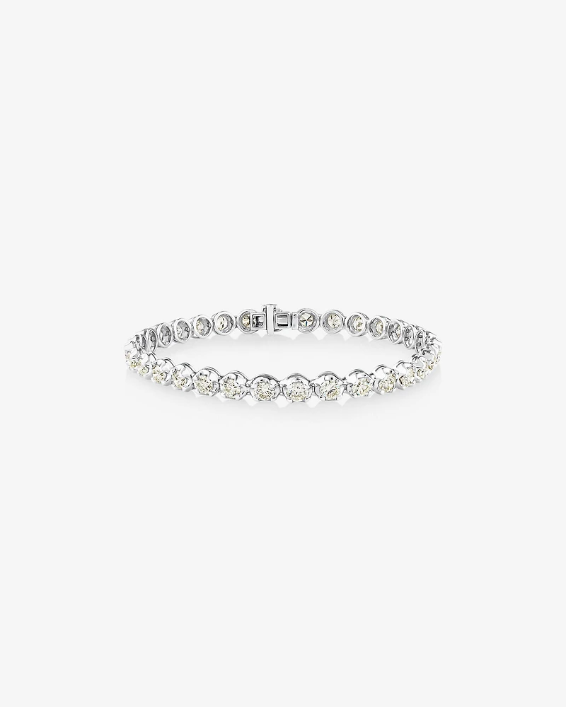 6.00 Carat TW Diamond Tennis Bracelet in 14kt White Gold