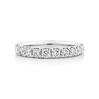 1.00 Carat TW Claw Set Diamond Wedding Ring in 14kt Yellow Gold