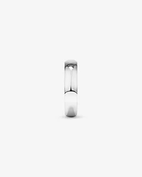 5mm Half Round Wedding Band in Sterling Silver