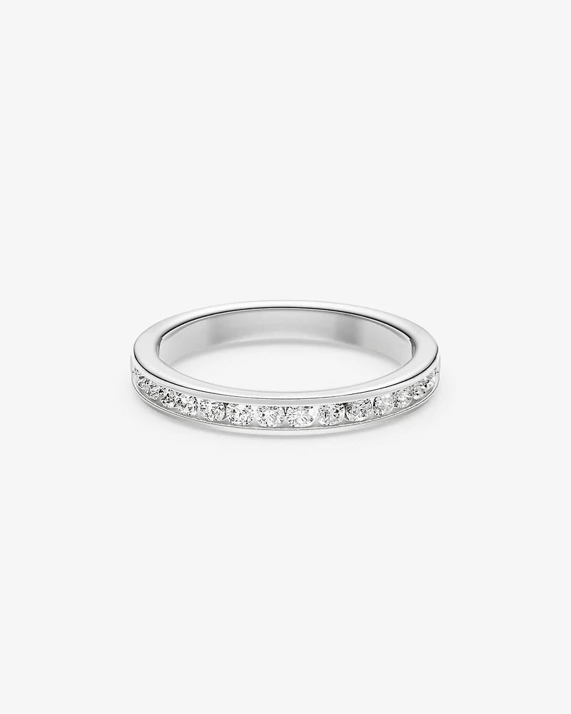 Alliance en or jaune 14 K avec diamants totalisant 0,50 ct
