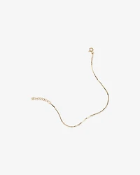 Snake & Bead Station Bracelet in 10kt Yellow Gold