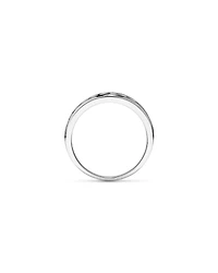 Bague de mariage en or blanc 14 carats avec diamants d'un total de 0,50 carat, sertis en canal, modèle Evermore.