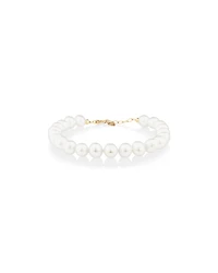 Cultured Freshwater Pearl Bracelet in 10kt Yellow Gold