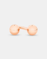 3mm Ball Stud Earrings in 10kt Rose Gold