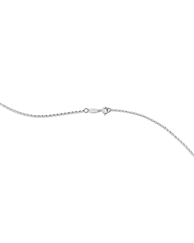 Chaîne belcher de cm en or jaune 18 K avec diamants, largeur de 1 à 1,5 mm