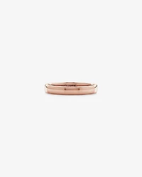 3mm Half Round Wedding Band in 10kt Rose Gold