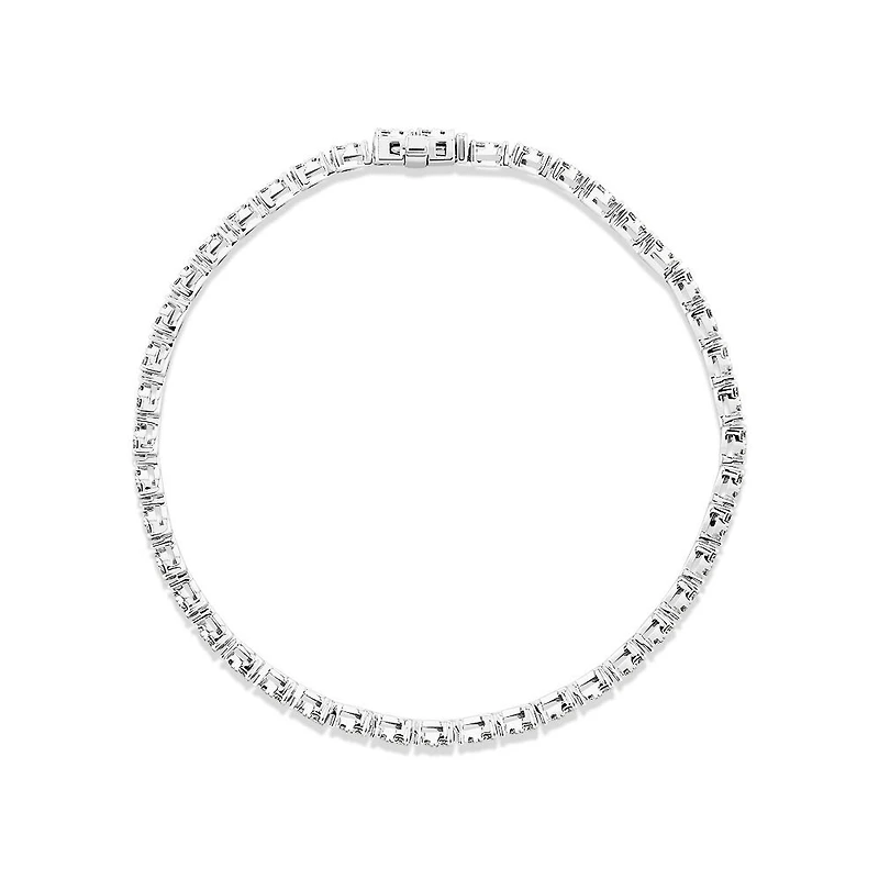 1.52 Carat TW Diamond Tennis Bracelet in 10kt White Gold