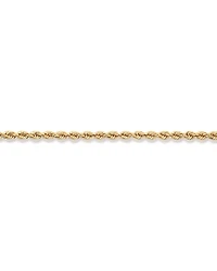 Bracelet corde semi-massif 19 cm (7.5") en or jaune 10 carats