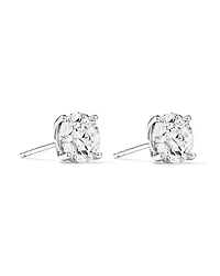 3,00 carats TW Boucles d’oreilles solitaires en diamants cultivés en laboratoire en or blanc 14 carats