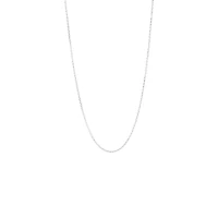 45cm (18") 1mm Width Diamond Cut Belcher Chain in 18kt Yellow Gold