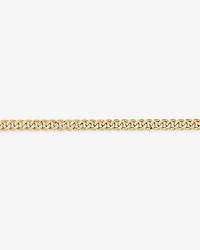 23cm (9") 9mm Semi-Solid Diamond Cut Curb Bracelet in 10kt Yellow Gold