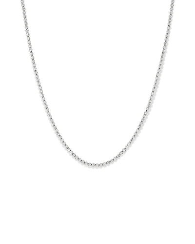 Collier de tennis en diamants cultivés en laboratoire TW de 4,00 carats serti en or blanc 10 carats