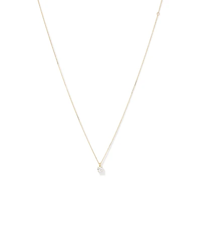 0.50Carat TW Laboratory-Grown Diamond Solitaire Pendant in 14kt Yellow Gold