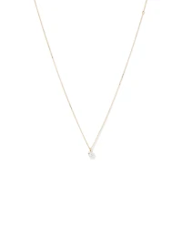 0.50Carat TW Laboratory-Grown Diamond Solitaire Pendant in 14kt Yellow Gold