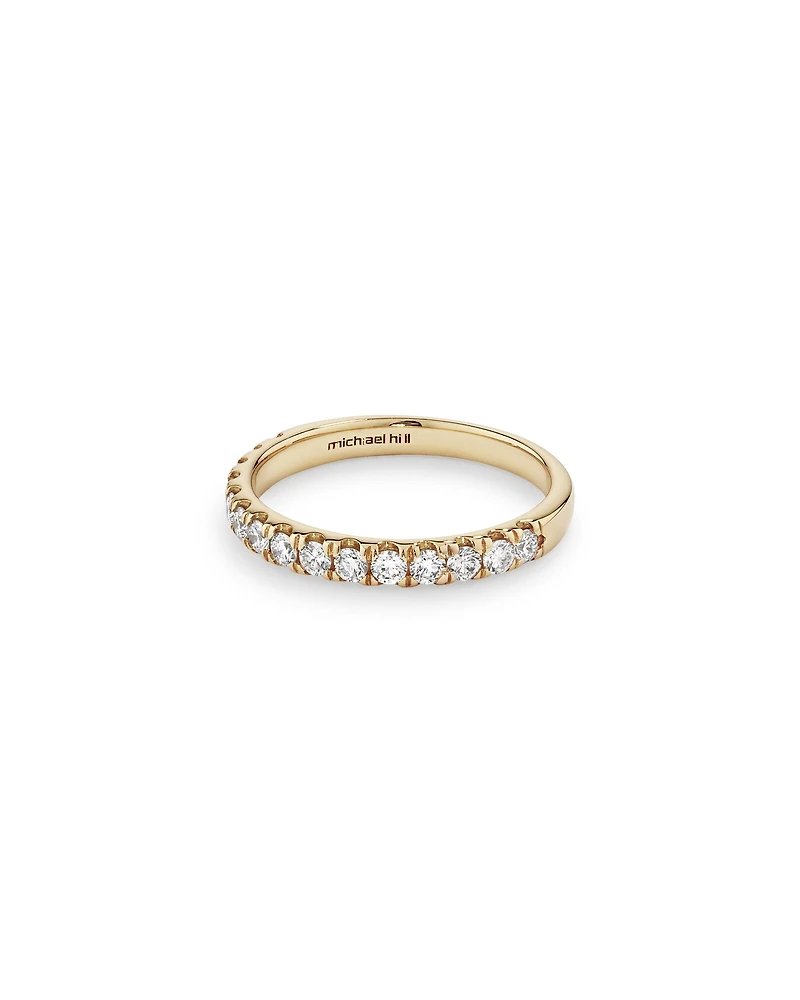 0.50 Carat TW Claw Set Diamond Ring in 18kt Yellow Gold