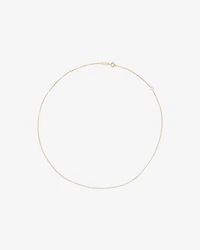 45cm (18") 1mm-1.5mm Width Solid Belcher Chain in 10kt Yellow Gold
