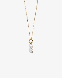 Stardust Pendant with .55TW of Diamonds in 10kt Yellow Gold and Rhodium