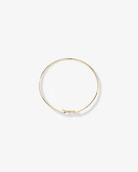 Open Heart Bangle in 10kt Yellow Gold