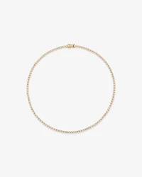 Collier de tennis en diamants cultivés en laboratoire TW de 4,00 carats serti en or blanc 10 carats