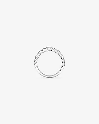 Narrow Croissant Ring in Sterling Silver