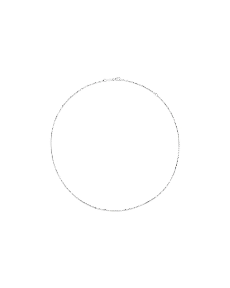 50cm (20") 1.8mm Width Belcher Chain Necklace in Sterling Silver