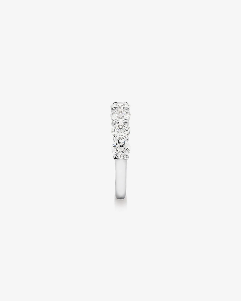 2.00 Carat TW Round Brilliant Laboratory-Grown Diamond Wedding Ring in 14kt White Gold