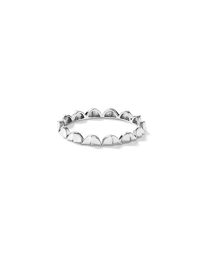 Bague Signature Connect Courbée en Argent Sterling