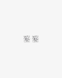 Certified 0.50 Carat TW Diamond Solitaire Stud Earrings in 18kt White Gold