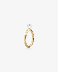 Certified Solitaire Engagement Ring with a 3/4 Carat TW Diamond in 18kt White Gold