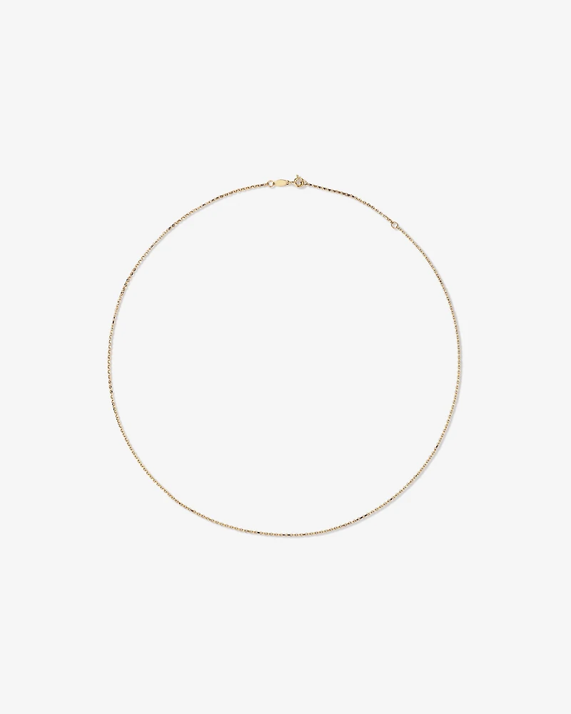 55cm (22") Belcher Chain in 10kt Yellow Gold