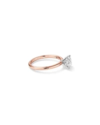 Carat TW Round Brilliant Laboratory-Grown Diamond Solitaire Engagement Ring in 14kt Gold