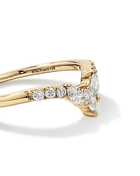 Wedding Ring with .38TW of Diamonds in 14k Yellow Gold