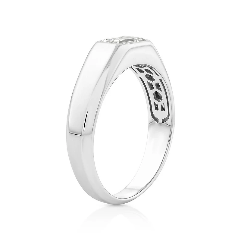 Solitaire Ring with 1.00TW  Laboratory-Grown Diamond in 14kt White Gold