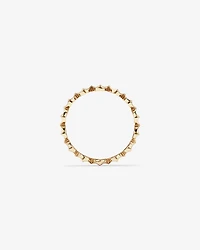 Bague Courbée Signature Connect en Or Rose 10 kt