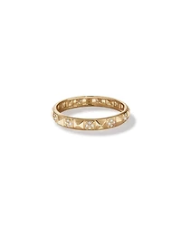 Bague Signature Connect Linéaire avec Diamant en Or Jaune 10 carats