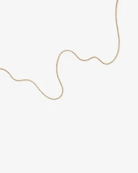 50cm (20") Semi Solid Curb Chain in 10kt Yellow Gold