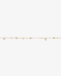 Station Bracelet with Opal & Diamonds in 10kt Yellow Gold