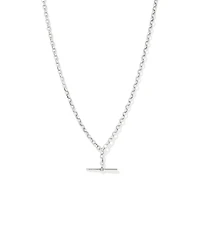45cm (18") 4.5mm-5mm Width Belcher Fob Chain in Sterling Silver