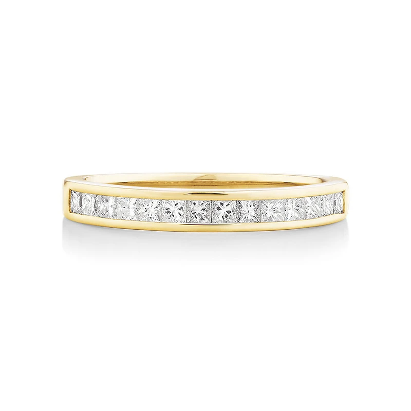 Evermore Wedding Band with 0.50 Carat TW of Diamonds in 14kt White Gold