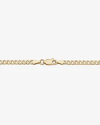 60cm (24") 3mm-3.5mm Width Curb Chain in 10kt Yellow Gold