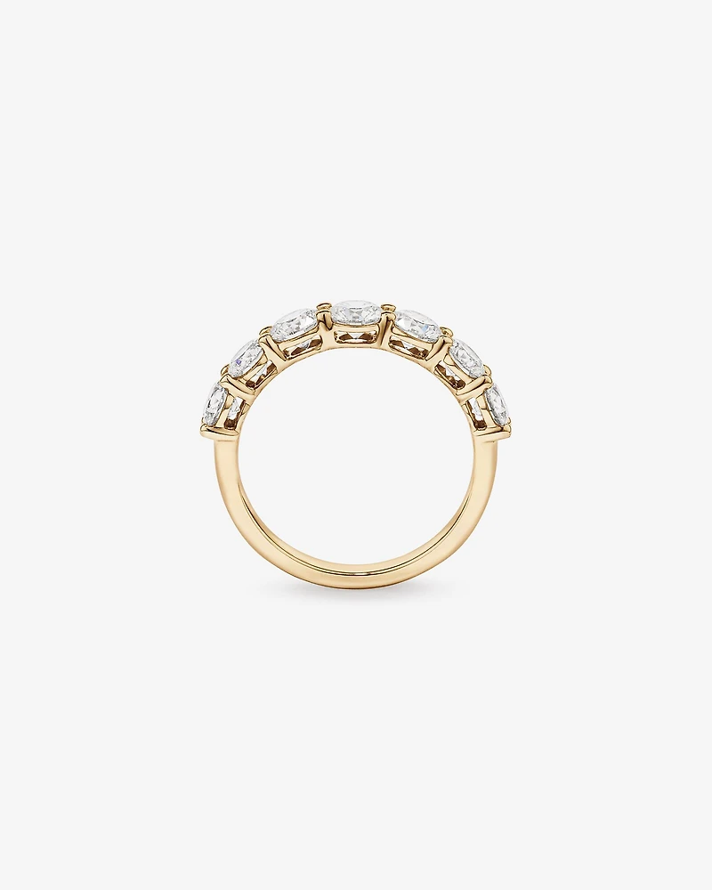 2.00 Carat TW Round Brilliant Laboratory-Grown Diamond Wedding Ring in 14kt White Gold