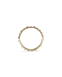 Bague Signature Connect Linéaire avec Diamant en Or Jaune 10 carats