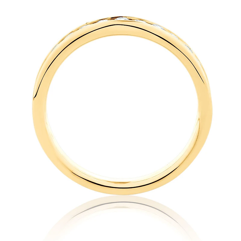 Wedding Band with 0.50 Carat TW of Diamonds in 14kt Yellow Gold