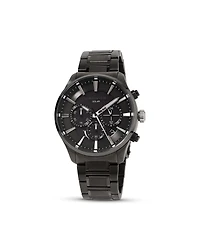 Solar Powered Men's Watch with Black Tone in Stainless Steel