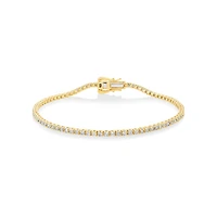 1.64 Carat TW Diamond Tennis Bracelet in 10kt White Gold