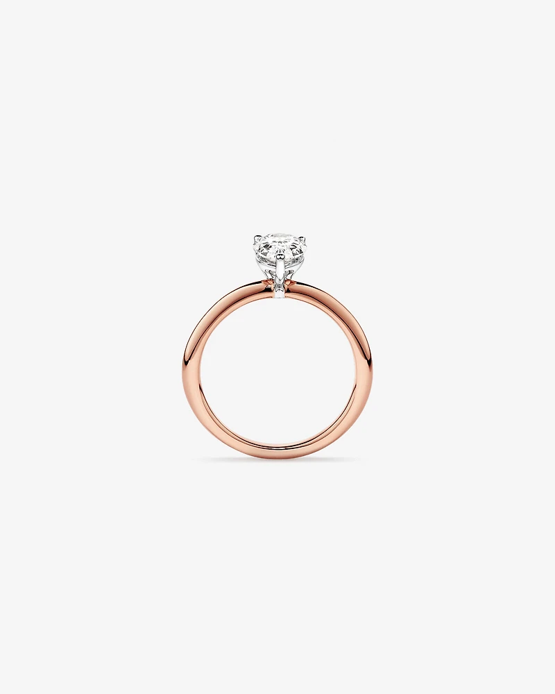 1.25 Carat TW Pear Laboratory-Grown Diamond Solitaire Engagement ring in 14kt Yellow and White Gold