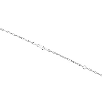 45cm (18”) 2mm-2.5mm Width Hollow Paperclip Chain in 10kt Yellow Gold