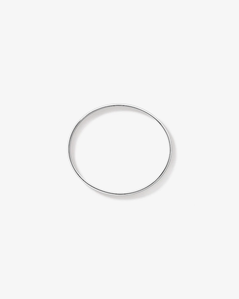5.5mm-6mm Oval Bangle in Sterling Silver